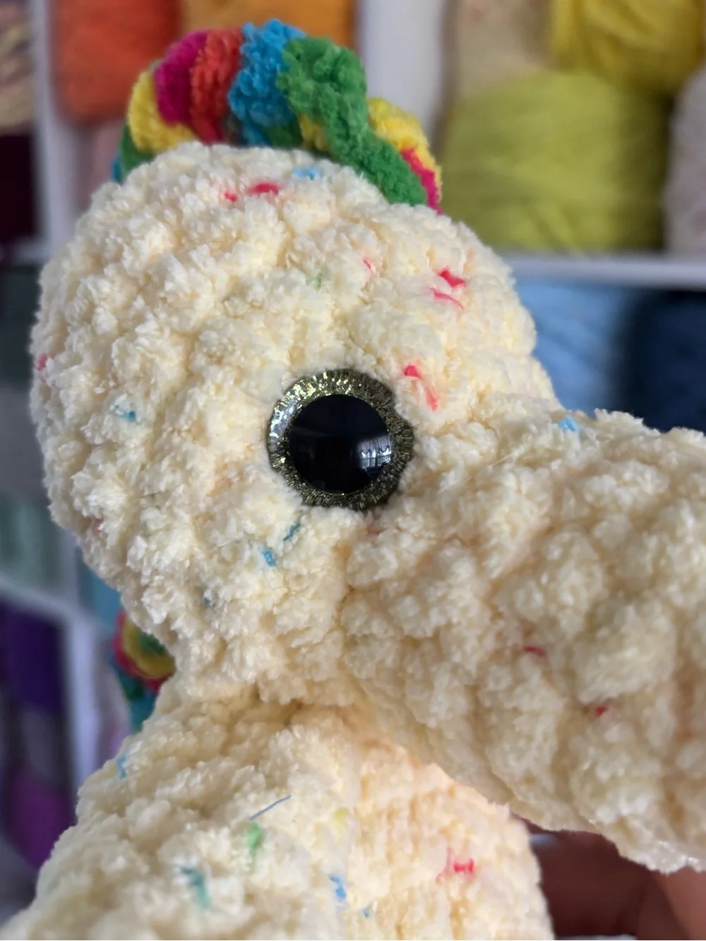 Crochet baby Spinosaurus Plush
